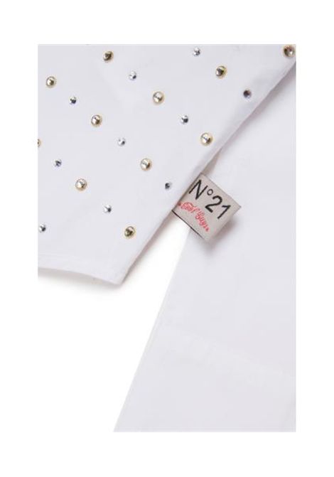 Camicia con strass N°21 KIDS | N210EQ N05190N100